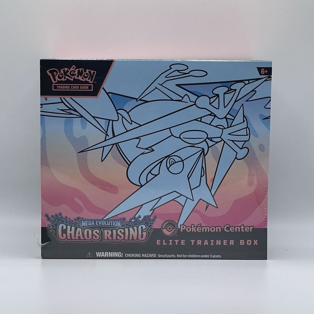 Pokemon TCG Chaos Rising Pokemon Center ETB Elite Trainer Box In Hand READ